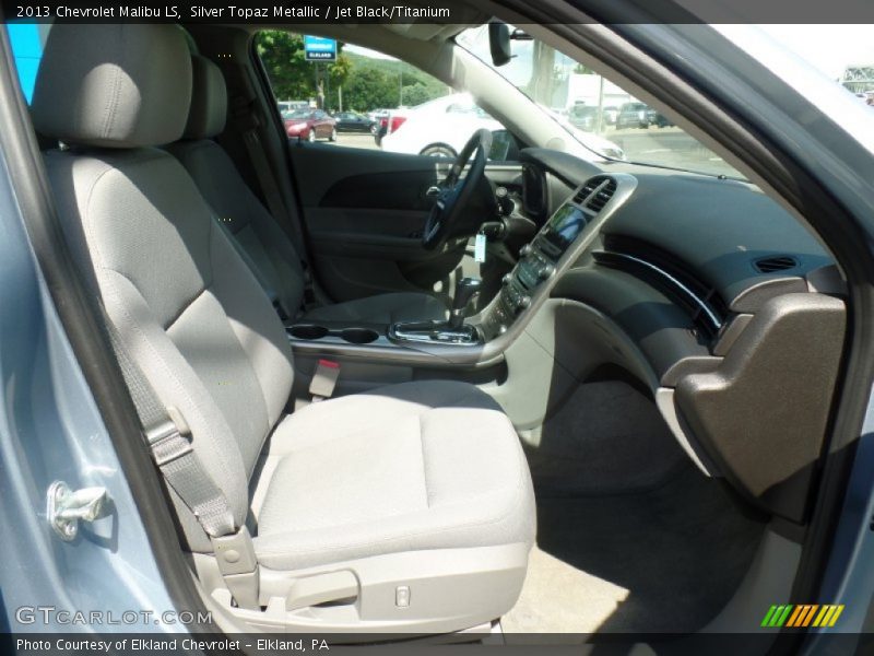 Silver Topaz Metallic / Jet Black/Titanium 2013 Chevrolet Malibu LS