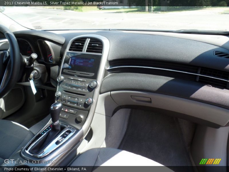 Silver Topaz Metallic / Jet Black/Titanium 2013 Chevrolet Malibu LS