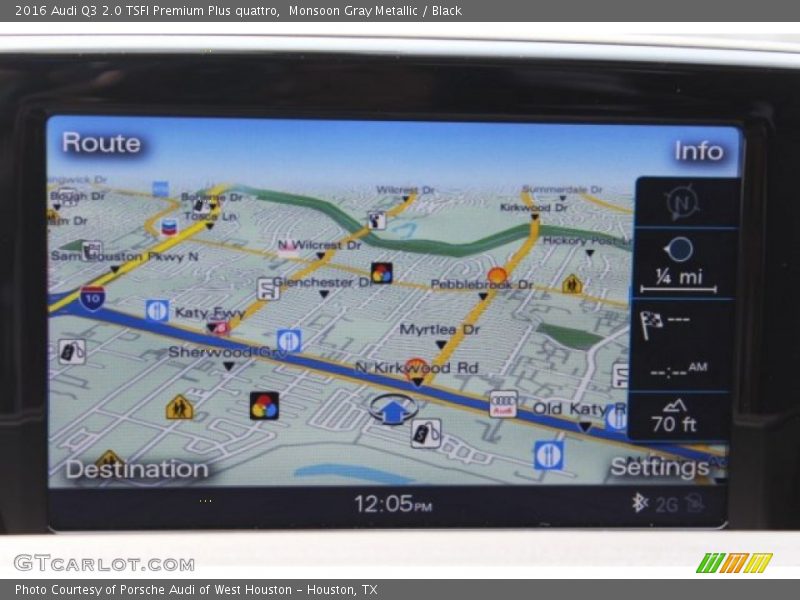 Navigation of 2016 Q3 2.0 TSFI Premium Plus quattro