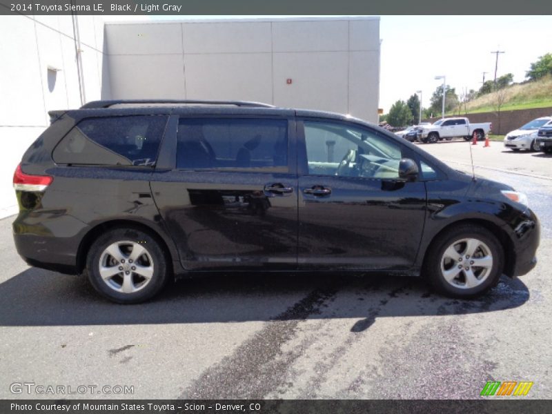 Black / Light Gray 2014 Toyota Sienna LE