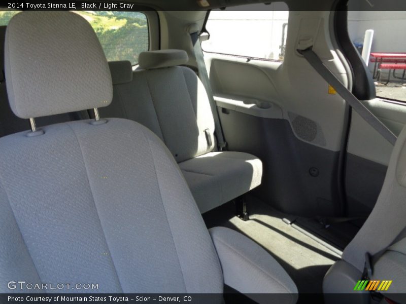 Black / Light Gray 2014 Toyota Sienna LE