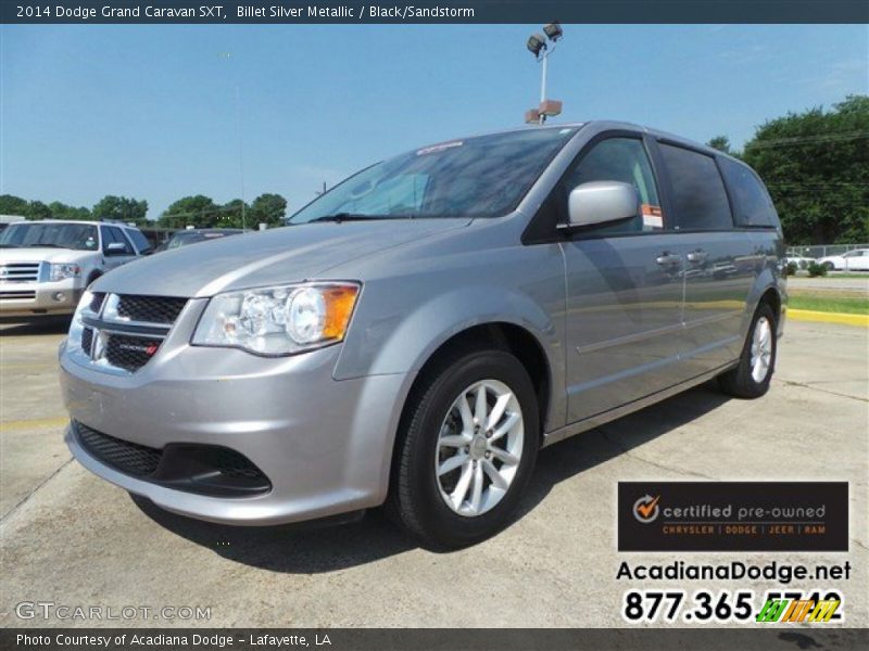 Billet Silver Metallic / Black/Sandstorm 2014 Dodge Grand Caravan SXT