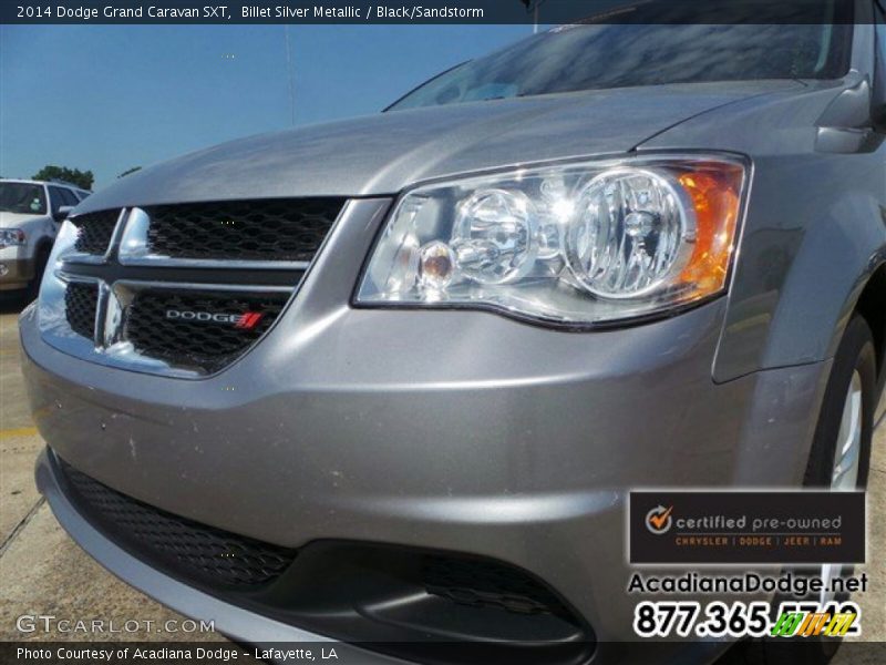 Billet Silver Metallic / Black/Sandstorm 2014 Dodge Grand Caravan SXT