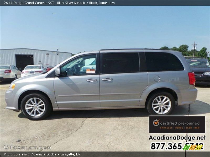 Billet Silver Metallic / Black/Sandstorm 2014 Dodge Grand Caravan SXT