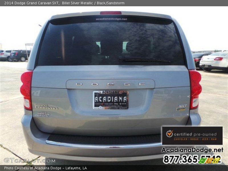 Billet Silver Metallic / Black/Sandstorm 2014 Dodge Grand Caravan SXT