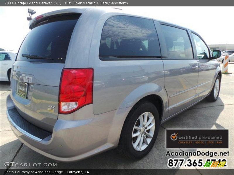 Billet Silver Metallic / Black/Sandstorm 2014 Dodge Grand Caravan SXT