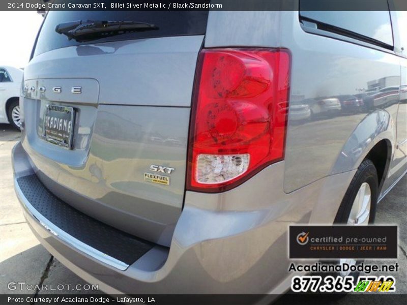 Billet Silver Metallic / Black/Sandstorm 2014 Dodge Grand Caravan SXT