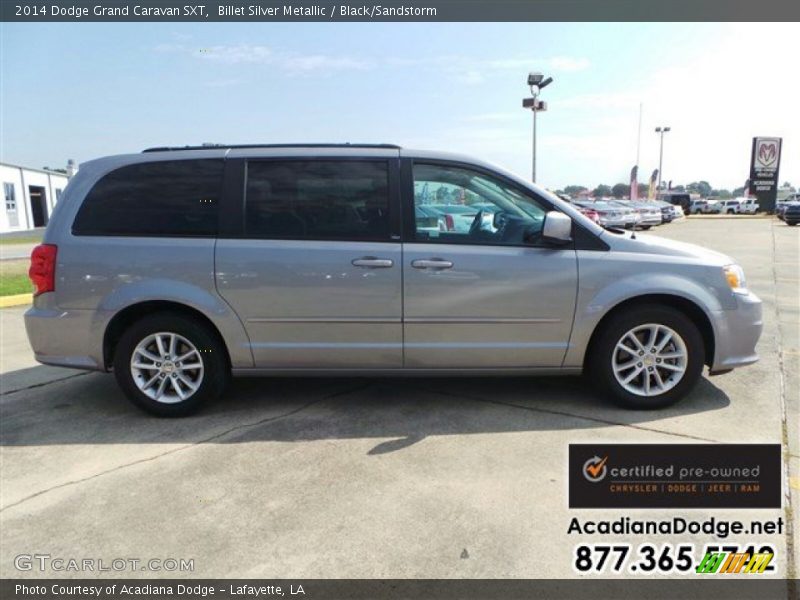 Billet Silver Metallic / Black/Sandstorm 2014 Dodge Grand Caravan SXT