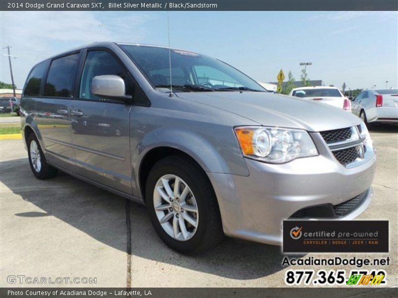 Billet Silver Metallic / Black/Sandstorm 2014 Dodge Grand Caravan SXT