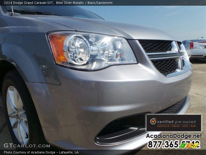 Billet Silver Metallic / Black/Sandstorm 2014 Dodge Grand Caravan SXT