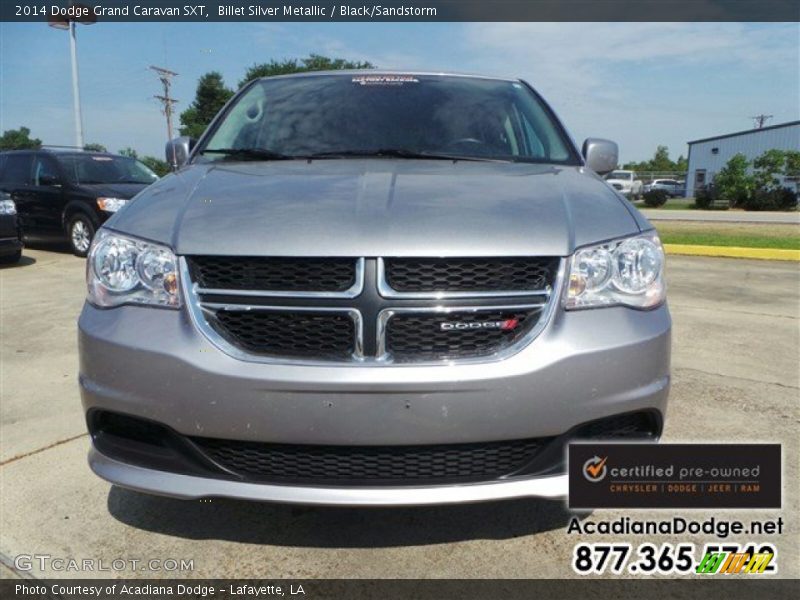 Billet Silver Metallic / Black/Sandstorm 2014 Dodge Grand Caravan SXT