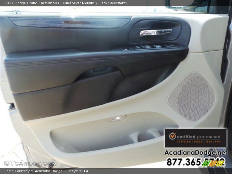 Billet Silver Metallic / Black/Sandstorm 2014 Dodge Grand Caravan SXT