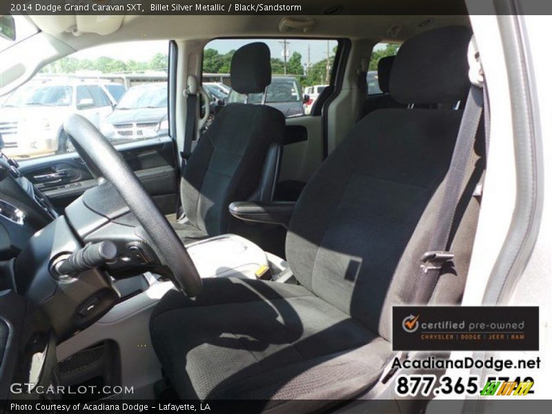 Billet Silver Metallic / Black/Sandstorm 2014 Dodge Grand Caravan SXT