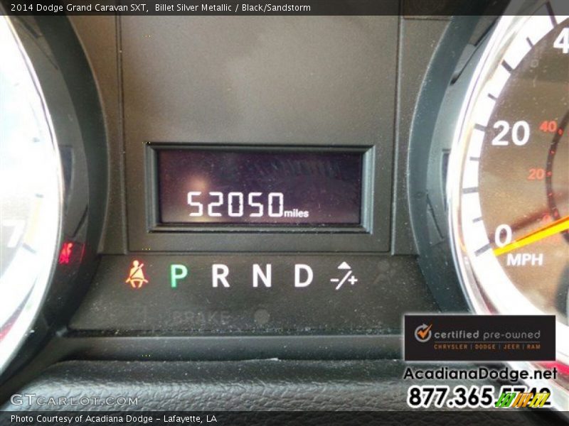 Billet Silver Metallic / Black/Sandstorm 2014 Dodge Grand Caravan SXT