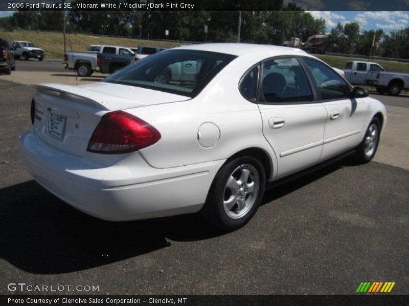 Vibrant White / Medium/Dark Flint Grey 2006 Ford Taurus SE