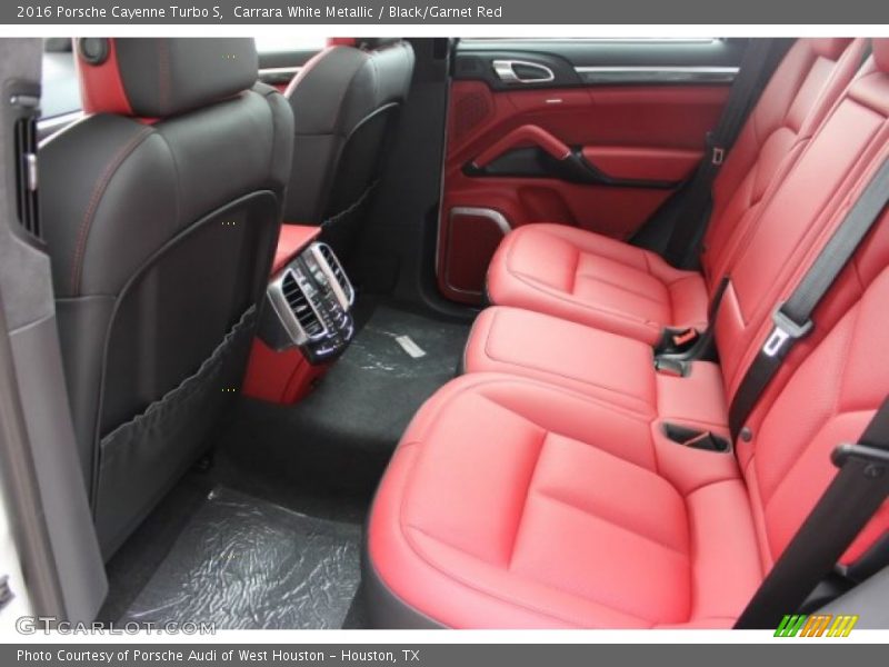 Rear Seat of 2016 Cayenne Turbo S