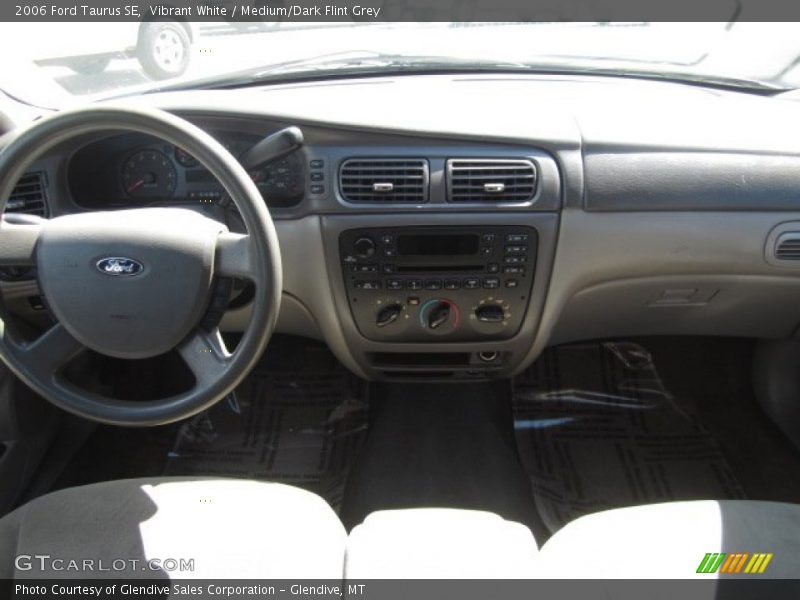 Vibrant White / Medium/Dark Flint Grey 2006 Ford Taurus SE