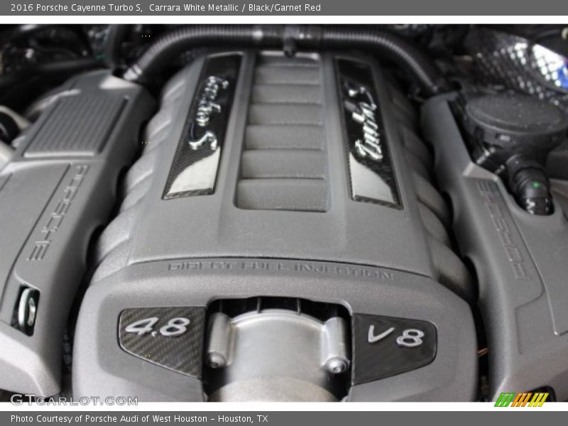  2016 Cayenne Turbo S Engine - 4.8 Liter DFI Twin-Turbocharged DOHC 32-Valve VarioCam Plus V8