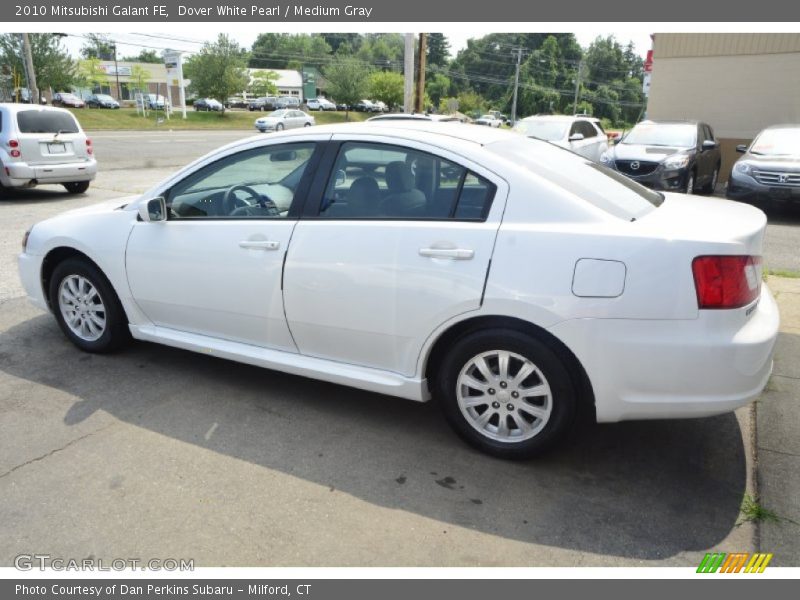 Dover White Pearl / Medium Gray 2010 Mitsubishi Galant FE