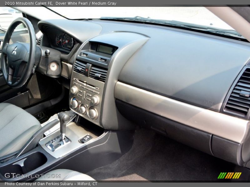 Dover White Pearl / Medium Gray 2010 Mitsubishi Galant FE