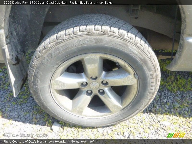 Patriot Blue Pearl / Khaki Beige 2006 Dodge Ram 1500 Sport Quad Cab 4x4