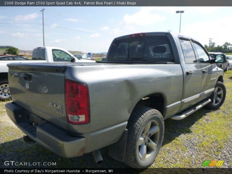 Patriot Blue Pearl / Khaki Beige 2006 Dodge Ram 1500 Sport Quad Cab 4x4