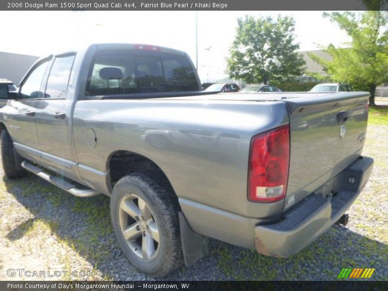 Patriot Blue Pearl / Khaki Beige 2006 Dodge Ram 1500 Sport Quad Cab 4x4