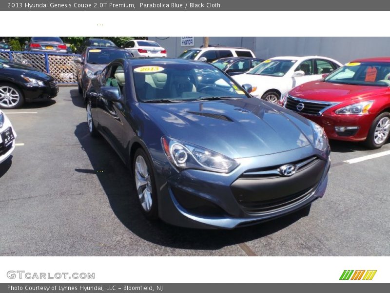 Parabolica Blue / Black Cloth 2013 Hyundai Genesis Coupe 2.0T Premium