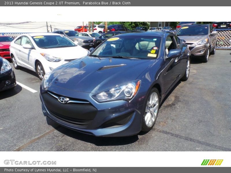 Parabolica Blue / Black Cloth 2013 Hyundai Genesis Coupe 2.0T Premium