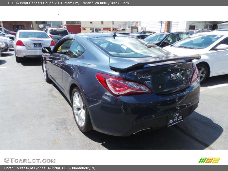 Parabolica Blue / Black Cloth 2013 Hyundai Genesis Coupe 2.0T Premium