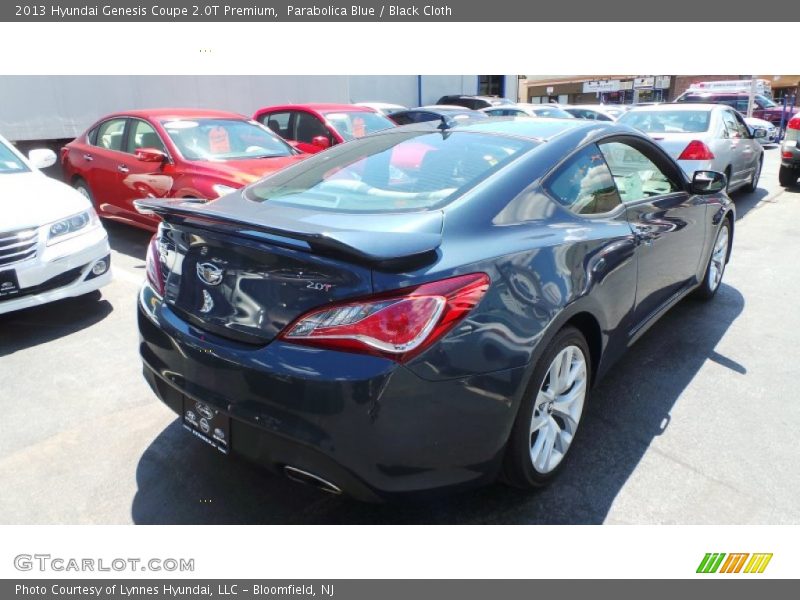 Parabolica Blue / Black Cloth 2013 Hyundai Genesis Coupe 2.0T Premium