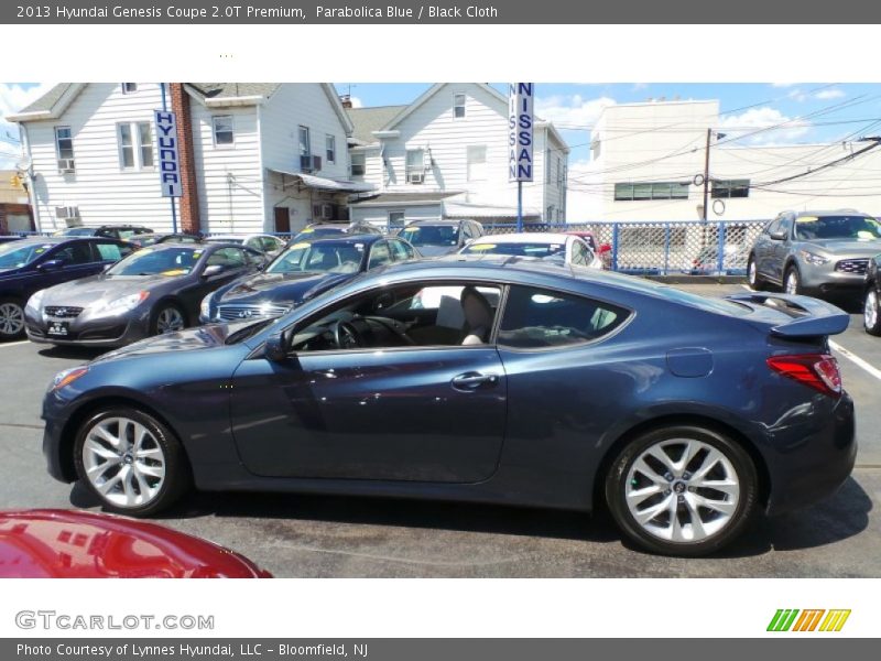 Parabolica Blue / Black Cloth 2013 Hyundai Genesis Coupe 2.0T Premium