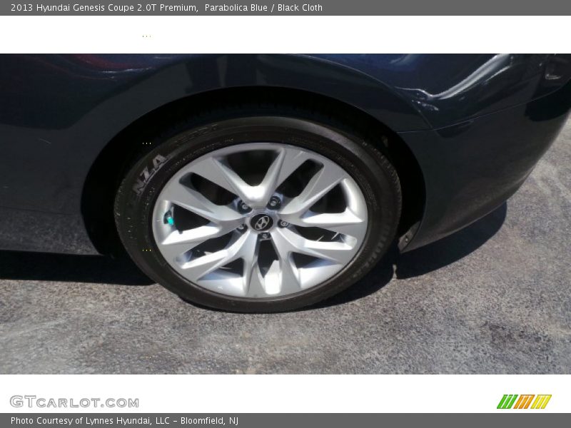 Parabolica Blue / Black Cloth 2013 Hyundai Genesis Coupe 2.0T Premium