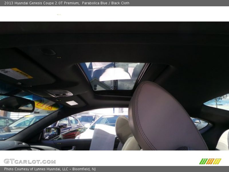 Parabolica Blue / Black Cloth 2013 Hyundai Genesis Coupe 2.0T Premium