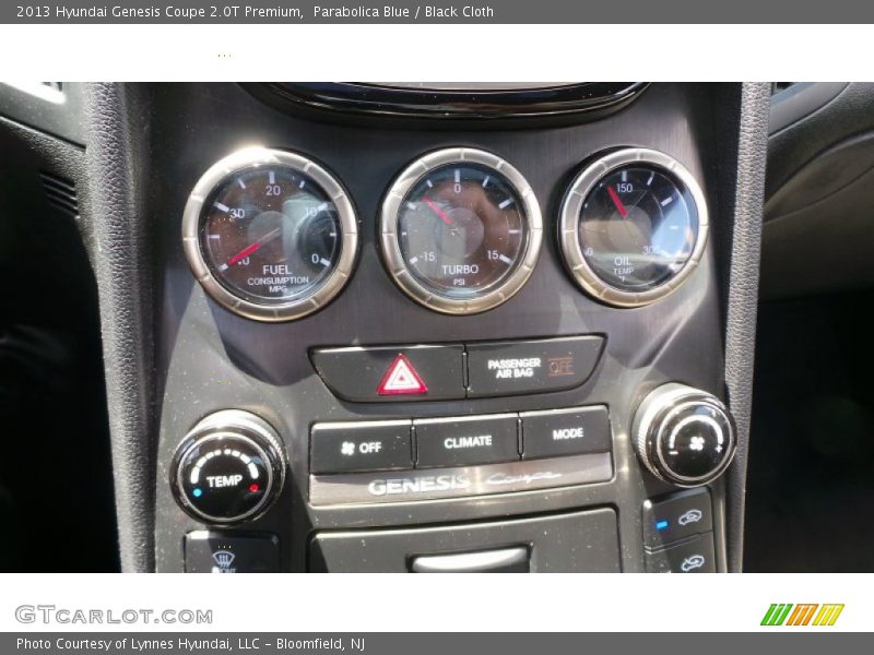 Parabolica Blue / Black Cloth 2013 Hyundai Genesis Coupe 2.0T Premium