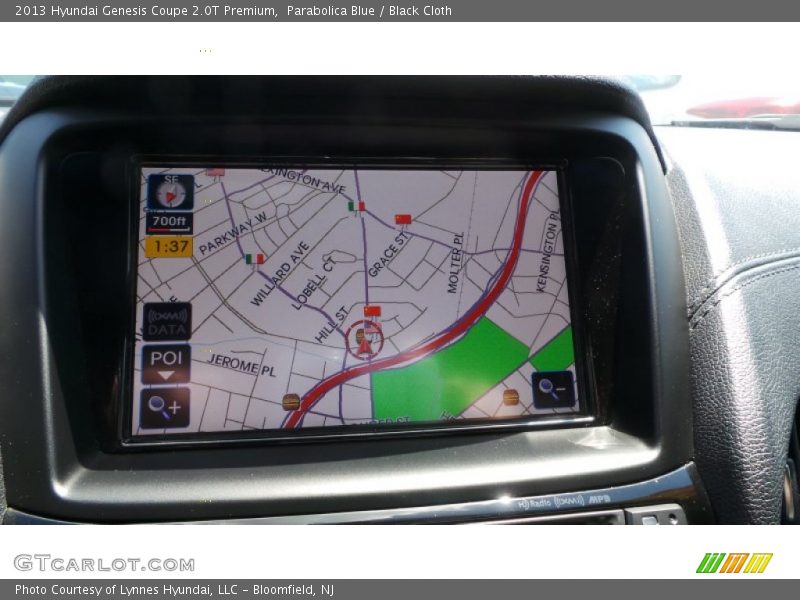 Parabolica Blue / Black Cloth 2013 Hyundai Genesis Coupe 2.0T Premium