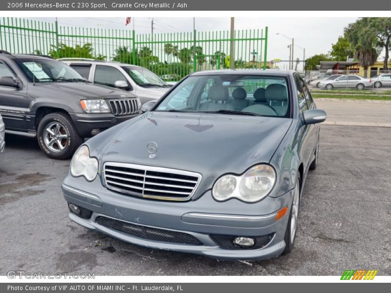 Granite Grey Metallic / Ash 2006 Mercedes-Benz C 230 Sport