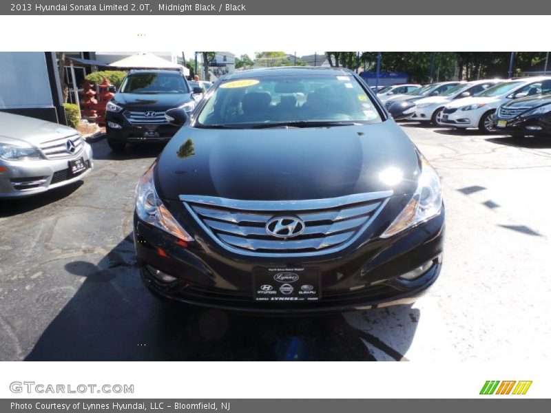 Midnight Black / Black 2013 Hyundai Sonata Limited 2.0T