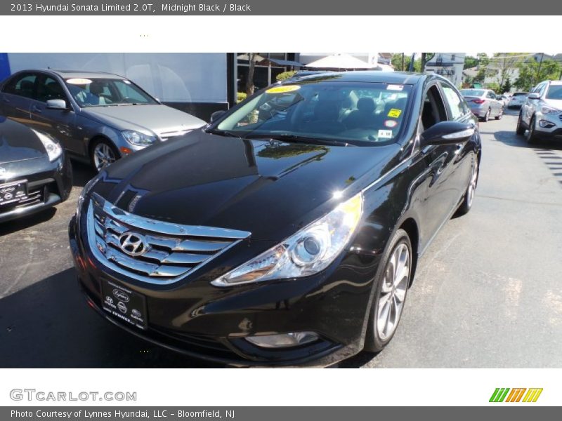 Midnight Black / Black 2013 Hyundai Sonata Limited 2.0T