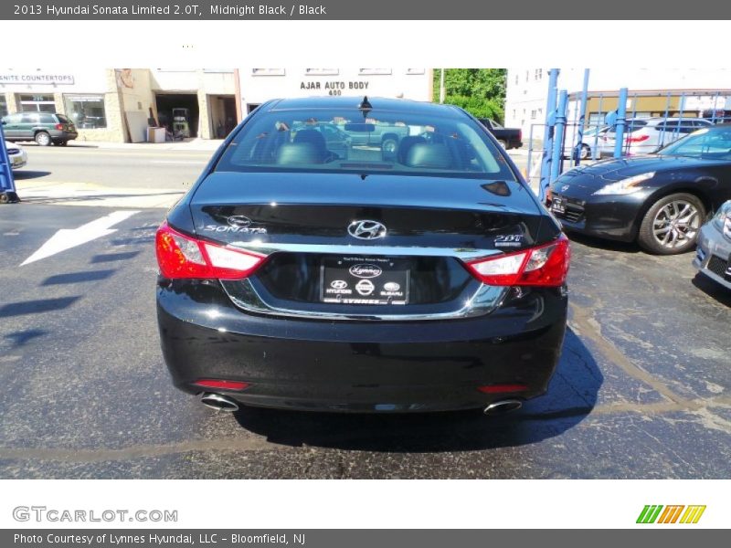 Midnight Black / Black 2013 Hyundai Sonata Limited 2.0T