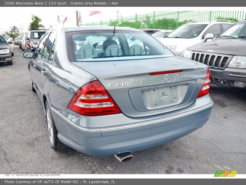 Granite Grey Metallic / Ash 2006 Mercedes-Benz C 230 Sport