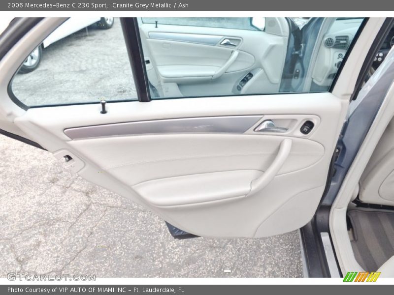 Granite Grey Metallic / Ash 2006 Mercedes-Benz C 230 Sport