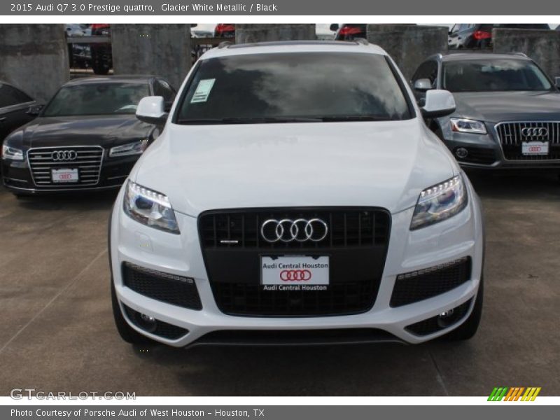 Glacier White Metallic / Black 2015 Audi Q7 3.0 Prestige quattro