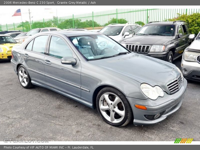 Granite Grey Metallic / Ash 2006 Mercedes-Benz C 230 Sport