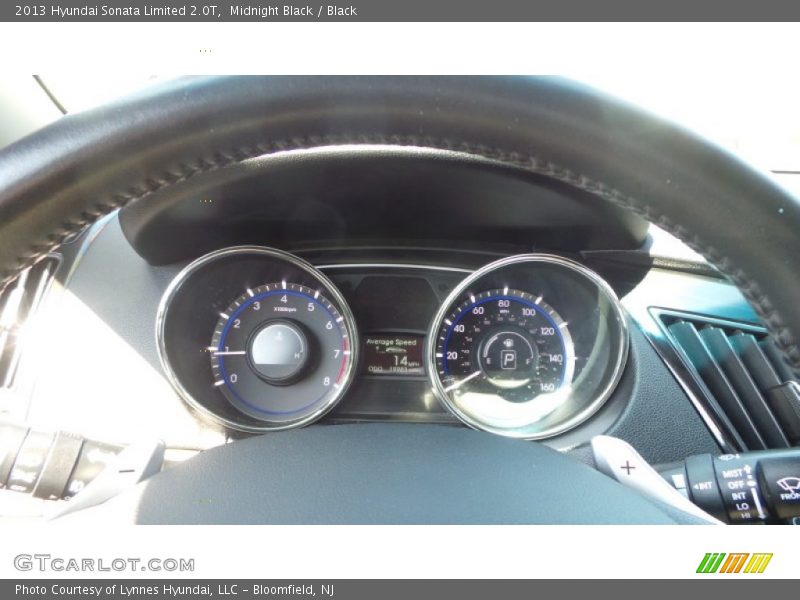 Midnight Black / Black 2013 Hyundai Sonata Limited 2.0T