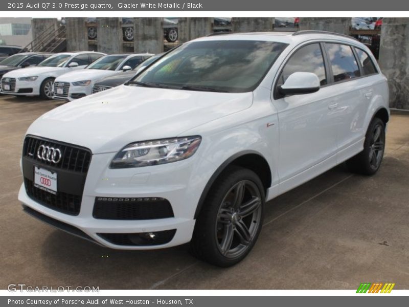 Glacier White Metallic / Black 2015 Audi Q7 3.0 Prestige quattro