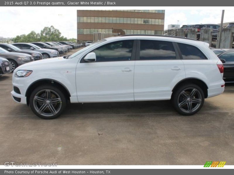 Glacier White Metallic / Black 2015 Audi Q7 3.0 Prestige quattro