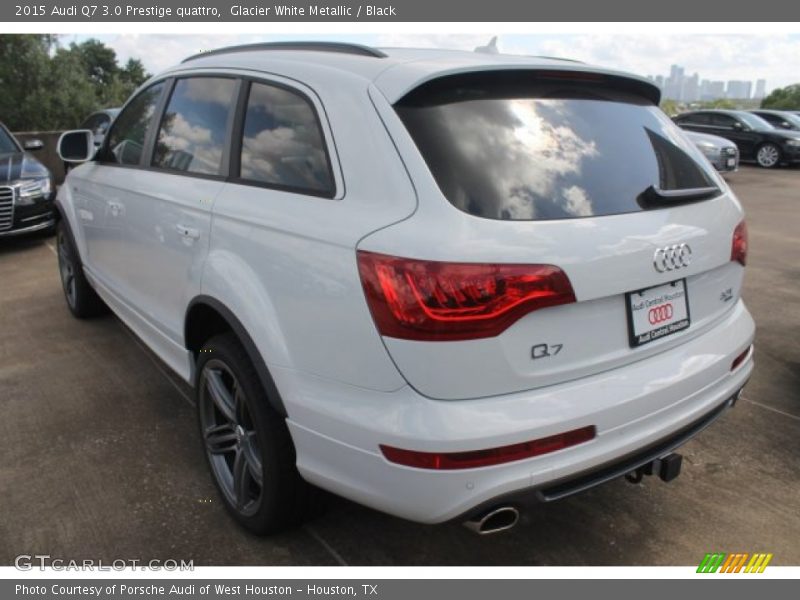 Glacier White Metallic / Black 2015 Audi Q7 3.0 Prestige quattro
