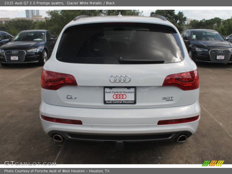 Glacier White Metallic / Black 2015 Audi Q7 3.0 Prestige quattro