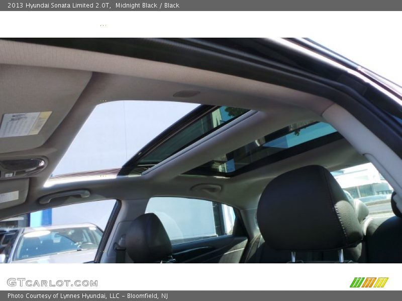 Midnight Black / Black 2013 Hyundai Sonata Limited 2.0T